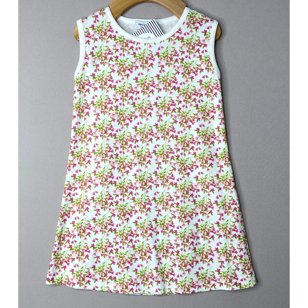 NWT LOU LOU BAKER/Cape Cullen Floral Pima Cotton Bougainvillea Dress Girls 2T
